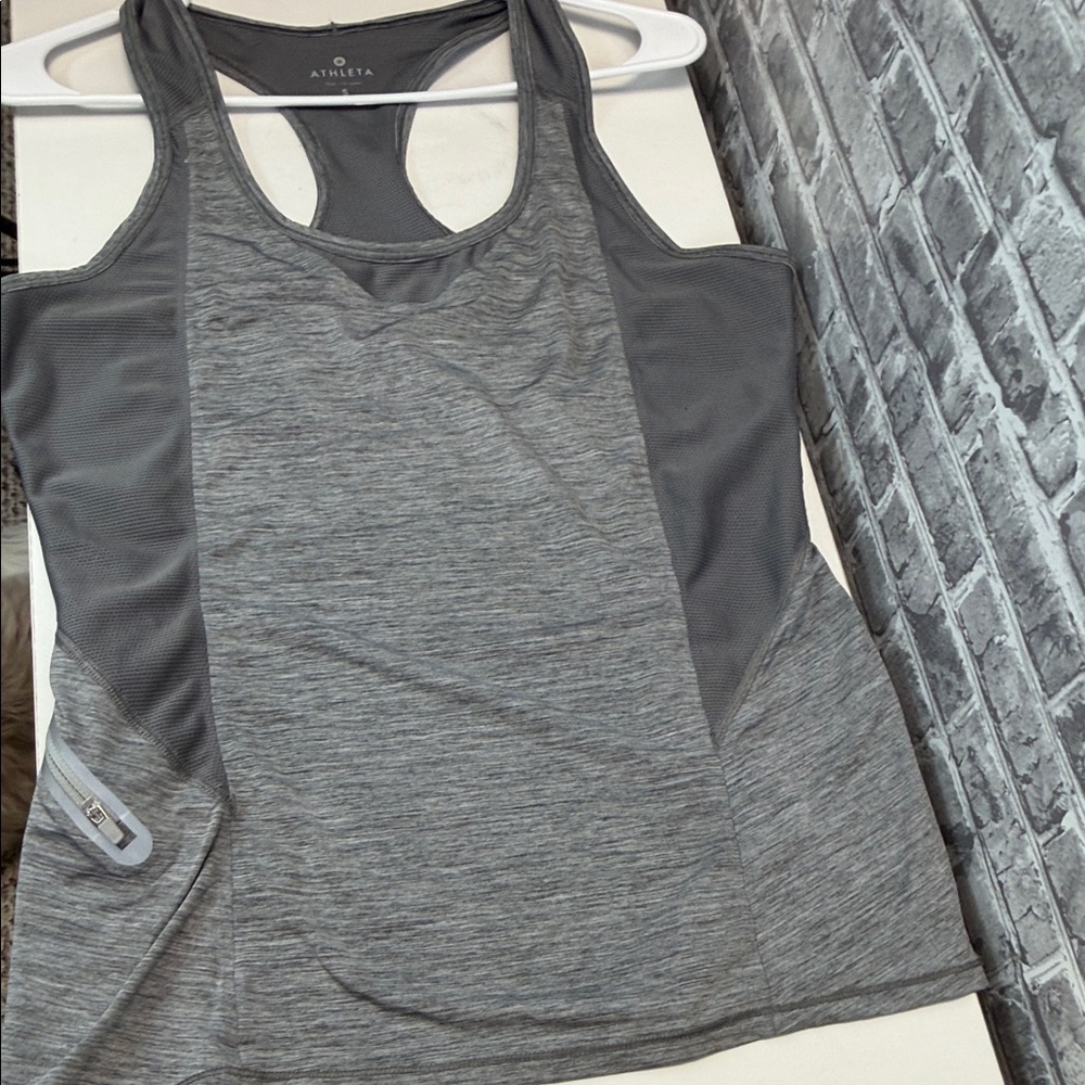 Athleta Charcoal Women's Tank Top‎ - Picture 5 of 7